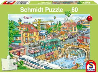 Schmidt-Spiele 56309 Fahrzeuge und Verkehr, 60 Teile