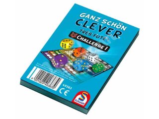 Schmidt-Spiele 49363 Ganz schön clever Challenge I, Block, 12 Stück