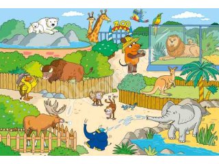 Schmidt-Spiele 56349 Im Zoo, 60 Teile