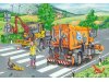 Schmidt-Spiele 56357 Müllwagen, Abschleppauto und Kehrmaschine, 3x24 Teile
