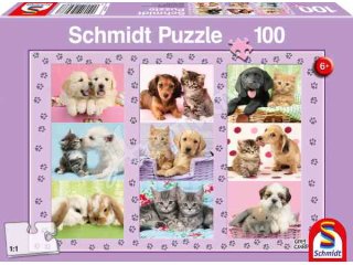 Schmidt-Spiele 56268 Meine Tierfreunde, 100 Teile