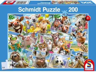 Schmidt-Spiele 56294 Tierische Selfies, 200 Teile