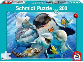 Schmidt-Spiele 56360 Unterwasser-Freunde, 200 Teile