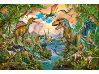 Schmidt-Spiele 56332 Wilde Dinos, 150 Teile, mit add on (Tattoos Dinosaurier)