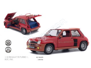 SOLIDO 1:18 Renault R5 Turbo 1 (1982