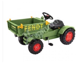 BIG 56552 Fendt Geräteträger Traktor mit Tretkurbel / Kettenantrieb