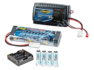 Tamiya-Carson Lade-Set Expert Charger Car & Radio Set