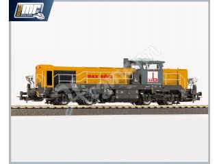 Piko 71369 H0 1:87 Diesellok DE 18 Vossloh - Max Boegl DC Version inkl. Schnittstelle PluX22 - Vedes-MC-exklusiv