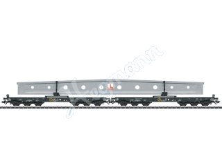 Märklin 48849 H0 1:87 2x Samms 709 beladen mit Max Bögl Satteldachträger Vedes-MC exklusiv