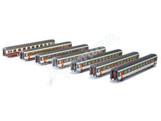 L.S. Models MW1702 DC 1:87 H0 Vedes-MC-exklusives 7tlg. Wagenset in Wechselstrom (AC)