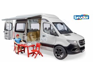 BRUDER 02672 MB Sprinter Camper mit Fahrer