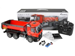AMEWI 22407 Mercedes-Benz Arocs Muldenkipper 6x4 RTR rot