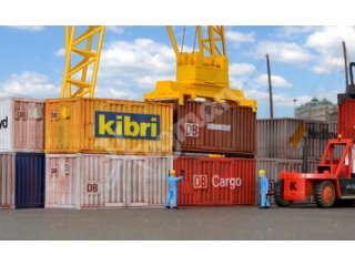 VIESSMANN 10924 H0 20-Fuß-Container, 8 Stück