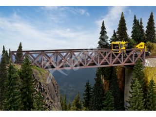 VIESSMANN 39702 H0 Fachwerk-Stahlbrücke, eingleisig
