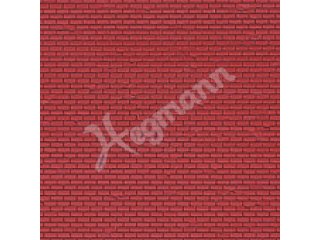 VIESSMANN 46033 H0 Mauerplatte Klinker aus Kunststoff, 21,8 x 11,9