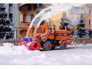 VIESSMANN 15011 H0 UNIMOG Schneefräse mit Winterdienstausrüstung