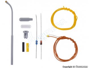 VIESSMANN 6622 N Bausatz Peitschenleuchte, LED weiß