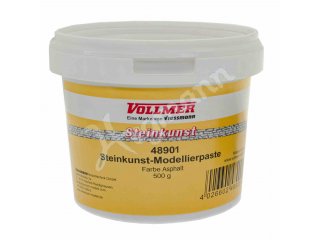 Steinkunst-Modellierpaste, Farbe Asphalt, 500 g