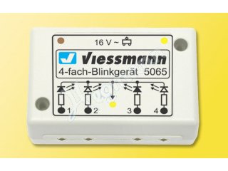 VIESSMANN 5065 Vierfach-Blinkelektronik für Andreaskreuze