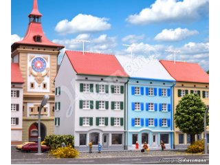 VIESSMANN 36841 Z Stadthaus mit Ladengeschäft, 2 Stück