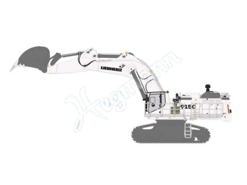 LIEBHERR R9150 EXCAVATOR WHIT WSI 1:50 - LIEBHERR R9150 EXCAVATOR 